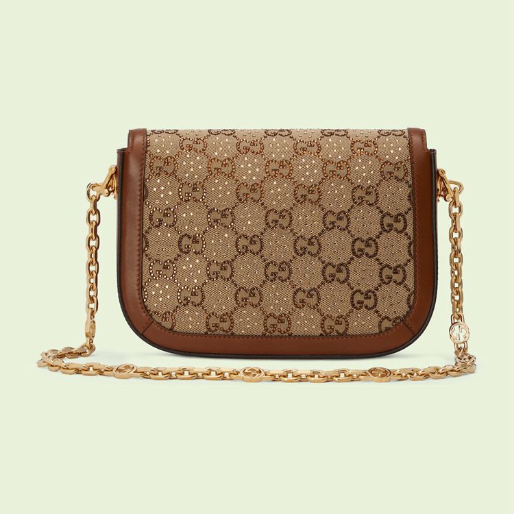 675801.21HRG.2687.009.065.0000.Light Gucci Horsebit 1955 GG mini bag